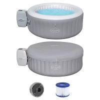 Bestway 60037 BW СПА-бассейн 124/170х66см "St.Lucia AirJet" 605л, круглый, аэромассаж