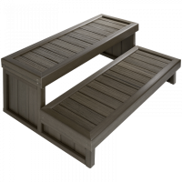 Ступень для СПА бассейна пластиковая двойная Silver Wood