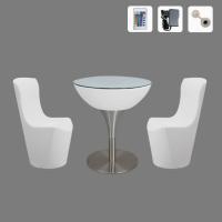 Комплект светящейся мебели Стол+2 стула V9