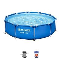 Bestway 56679 BW Каркасный бассейн Steel Pro 305х76см, 4678л, фил.-насос 1249л/ч