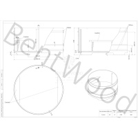 Купель круглая из дуба d=1,80