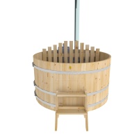 Фурако из кедра D=1.8 с внутренней печкой.