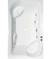 Ванна Alpen Duo 200х120 с гидромассажем
