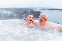 MSpa LR062U-GL СПА-бассейн 204х70см "Glow" 930л, круглый, аэромассаж, Led-подсветка