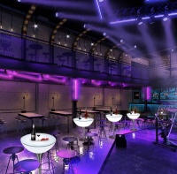 Комплект светящейся мебели Стол+2 стула V11