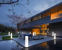 Светильник Цилиндр 30х190 питание от АКБ, RGB