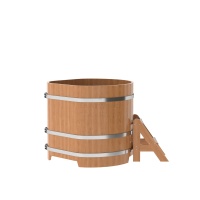 Купель угловая из дуба 1,03х1,03