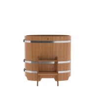 Купель овальная из дуба 0,59х1,06