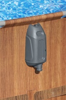 Bestway 56719 BW Каркасный бассейн Power Steel 610x366x122см "Камень" 20241л, фил.-нас. 9463л, лестн, гидромас, подсв