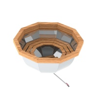 Банный чан 10 граней с обшивкой