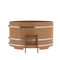 Купель овальная из дуба 1,02х1,68