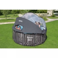 Bestway 5619K BW Каркасный бассейн Steel Pro Max 366х122см, 10250л, с навесом, фил.-насос 2006л/ч, лестница, тент