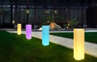 Светильник Колонна 30х180  питание от АКБ, RGB