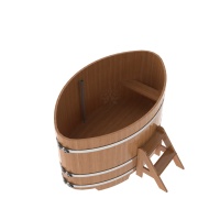 Купель овальная из дуба 1,15х1,83