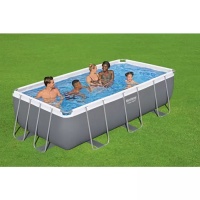 Bestway 56441 BW Каркасный бассейн Power Steel 404х201х100см, 6478л, фил.-насос 2006л/ч, лестница, попл.-дозатор