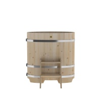 Купель овальная из кедра 0,59х1,06